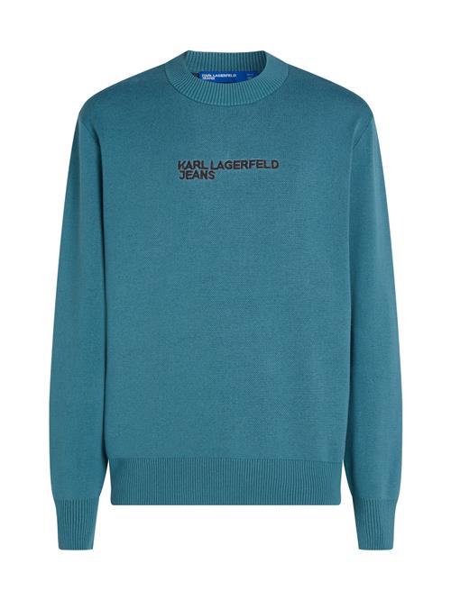 KARL LAGERFELD JEANS Sweatshirt  turkis / sort