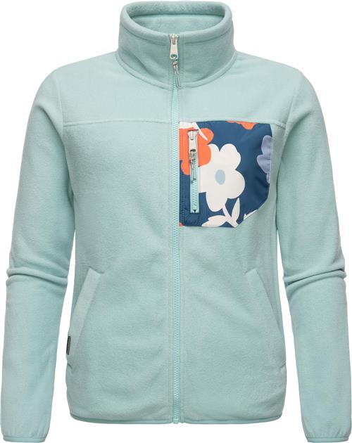 Ragwear Fleecejakke 'Appolo'  mørkeblå / mint / orange / hvid