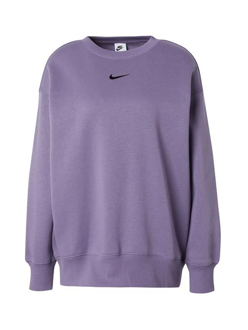 Nike Sportswear Sweatshirt 'PHOENIX FLEECE'  violetblå / sort