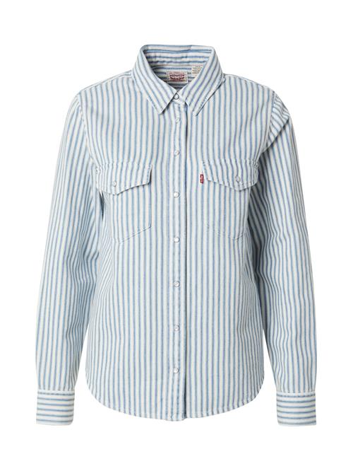 LEVI'S ® Bluse 'Essential'  lyseblå / hvid