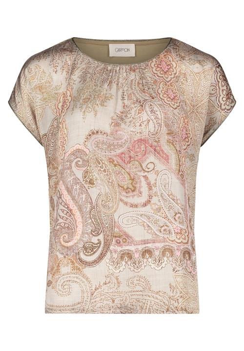 Cartoon Bluse  camel / lysebeige / lyserød