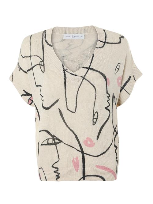 TATUUM Pullover 'HELEN'  beige / pink / sort