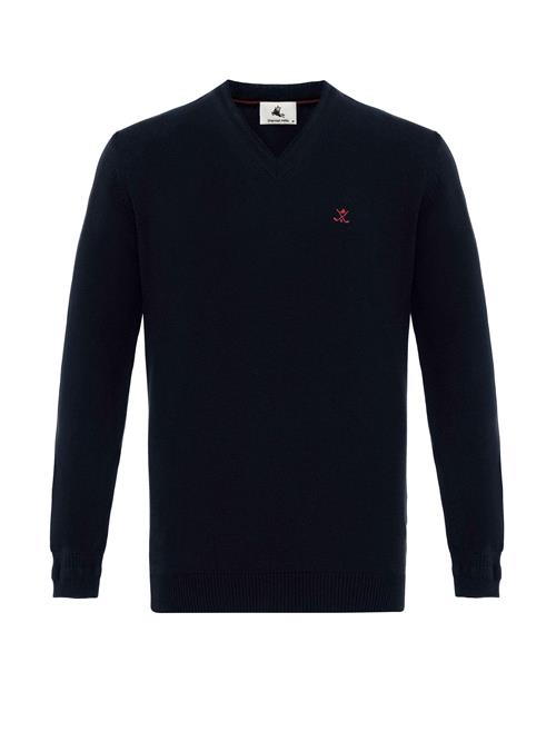 Se Daniel Hills Pullover  navy / brun / rød ved About You