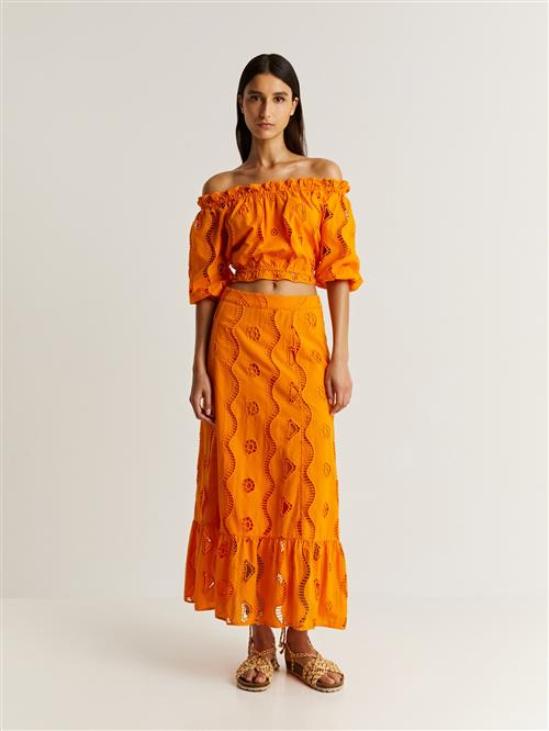 Scalpers Bluse 'Nat English'  orange