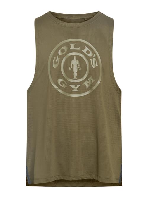 GOLD´S GYM APPAREL Bluser & t-shirts 'Pierce'  khaki / pastelgrøn