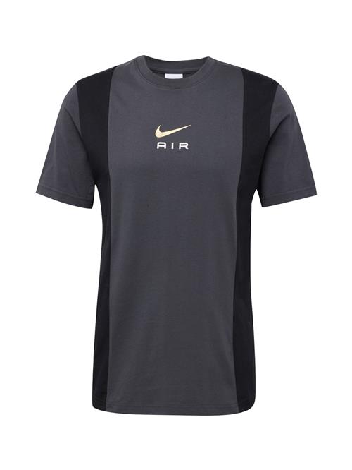 Nike Sportswear Bluser & t-shirts 'AIR'  sennep / mørkegrå / sort / hvid