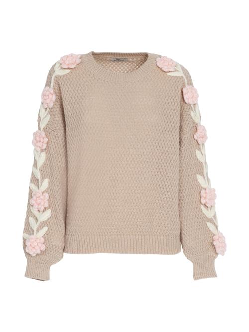 Se Influencer Pullover  cappuccino / lys pink / uldhvid ved About You