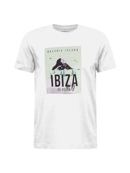 Se WESTMARK LONDON Bluser & t-shirts 'VACA IBIZA'  blandingsfarvet / hvid ved About You