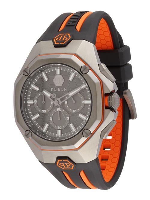 Philipp Plein Analogt ur 'PWTBA0523'  orange / sort / sølv