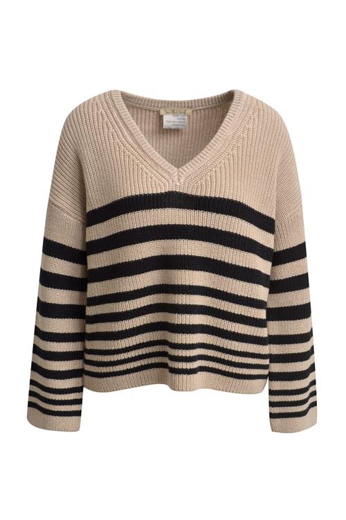 Se Smith&Soul Pullover  mørkebeige / sort ved About You