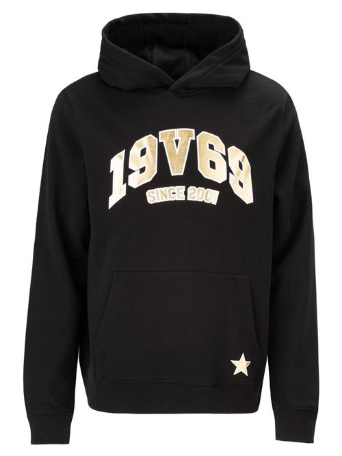 19V69 ITALIA Sweatshirt 'Hadrian'  guld / sort / hvid