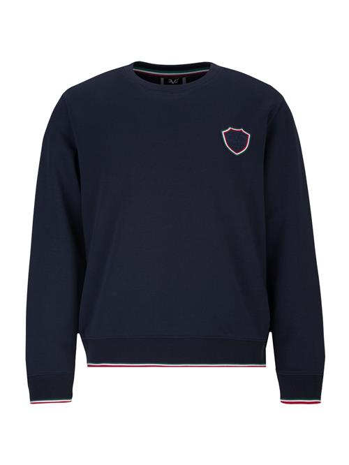 Se 19V69 ITALIA Sweatshirt 'Samu'  navy / grøn / rød / hvid ved About You