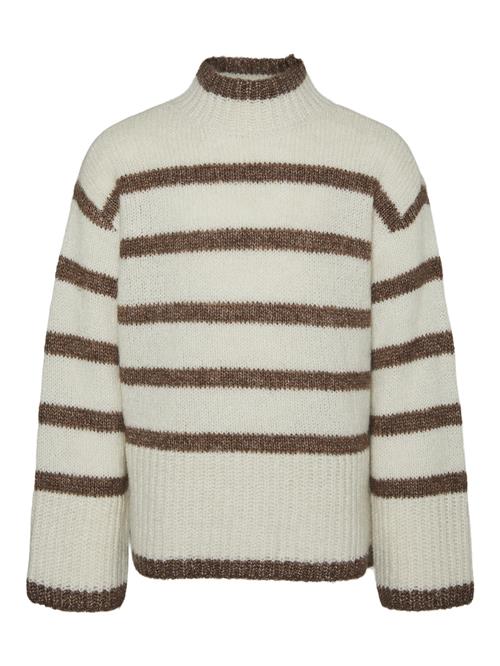 Se Vero Moda Girl Pullover 'WIONA'  brun / lysegrå ved About You