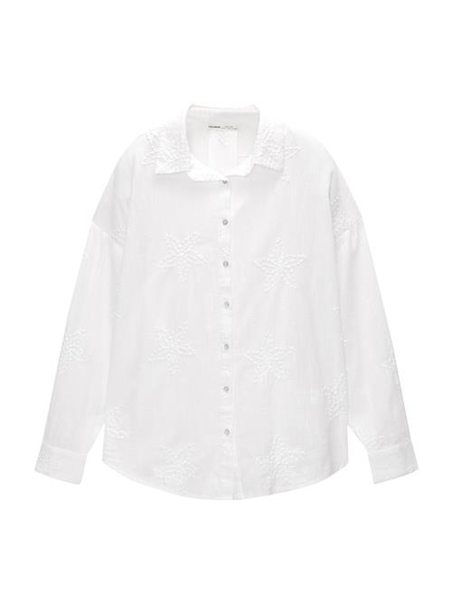 Pull&Bear Bluse  hvid