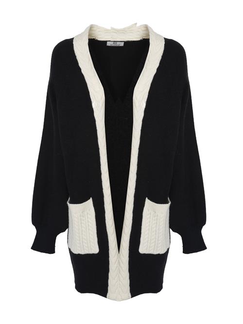 Influencer Cardigan  sort / offwhite