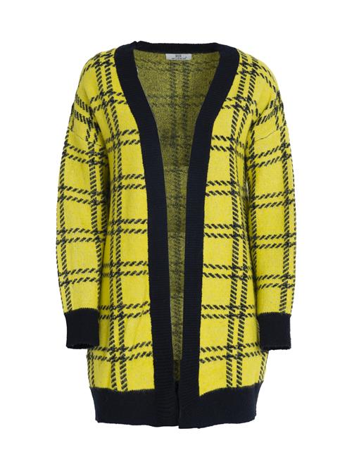 Se Influencer Cardigan ' Checked'  gul / sort ved About You