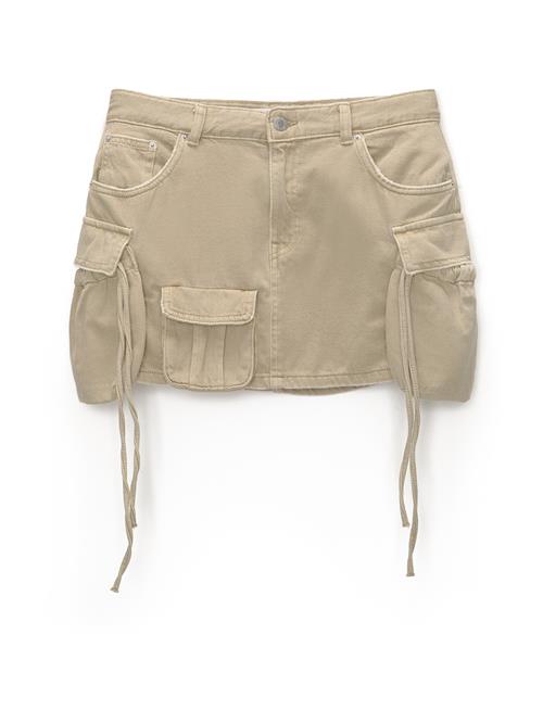 Pull&Bear Nederdel  khaki