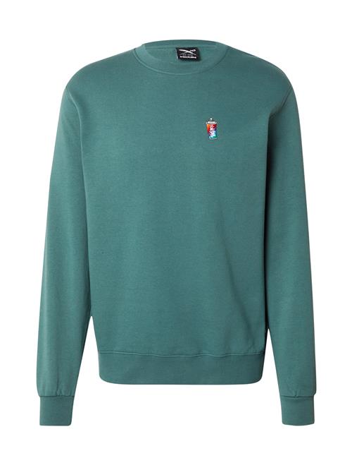 Iriedaily Sweatshirt 'Minican'  grøn-meleret / lilla / rød / hvid