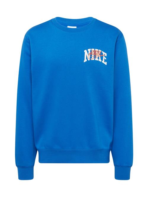 Se Nike Sportswear Sweatshirt 'CLUB BB ARCH GX'  royalblå / orange / hvid ved About You