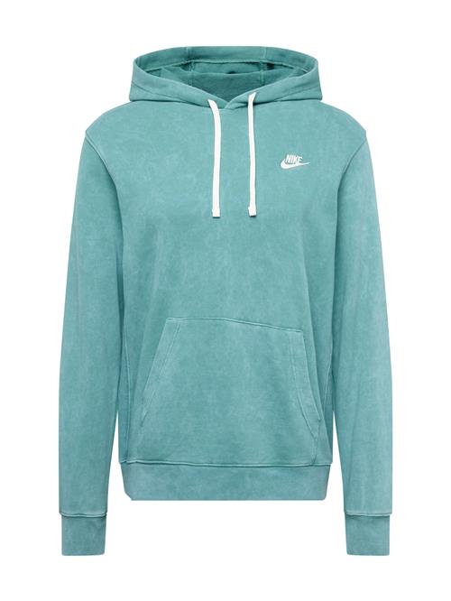 Nike Sportswear Sweatshirt 'CLUB'  turkis / hvid