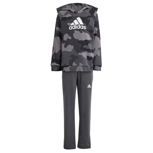 ADIDAS SPORTSWEAR Træningsdragt 'Essentials'  grå / mørkegrå / hvid