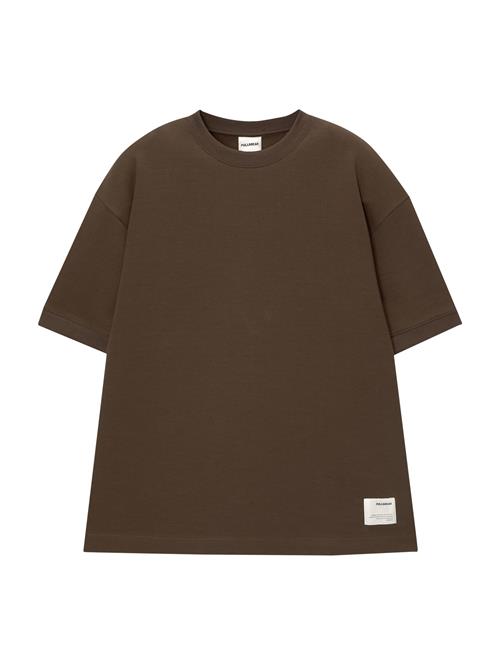 Pull&Bear Bluser & t-shirts  choko / sort / hvid