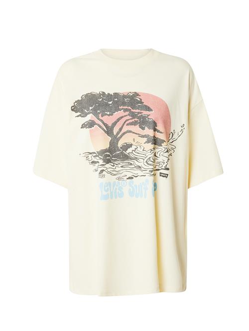 LEVI'S ® Shirts 'Graphic Short Stack Tee'  himmelblå / lysegul / melon / sort-meleret