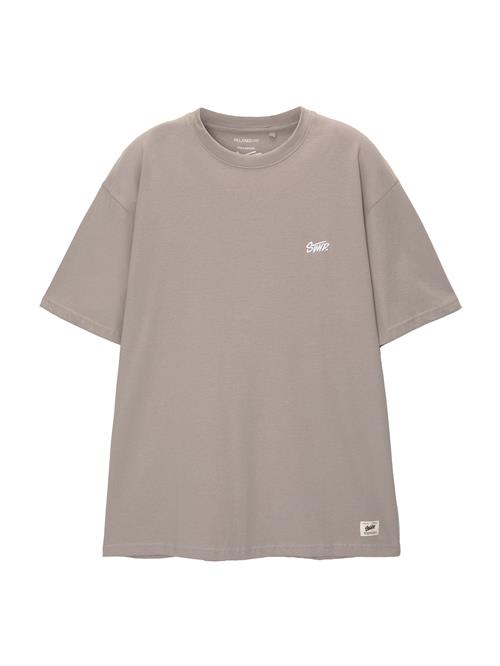 Pull&Bear Bluser & t-shirts  stone / hvid