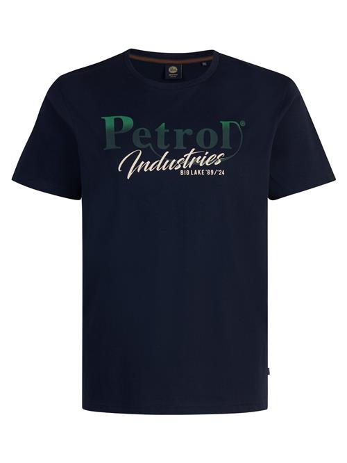 Petrol Industries Bluser & t-shirts 'Porcupine'  navy / jade / hvid