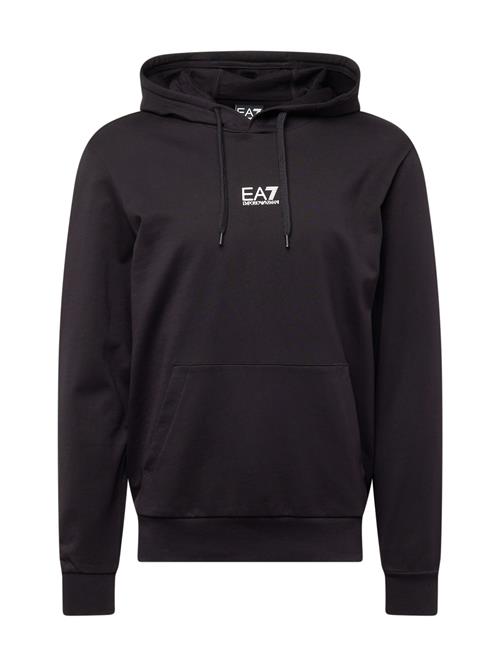 EA7 Emporio Armani Sweatshirt  sort / hvid