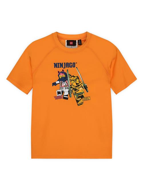 LEGO® kidswear UV-beskyttelse 'LWARIS 302'  orange / sort / hvid