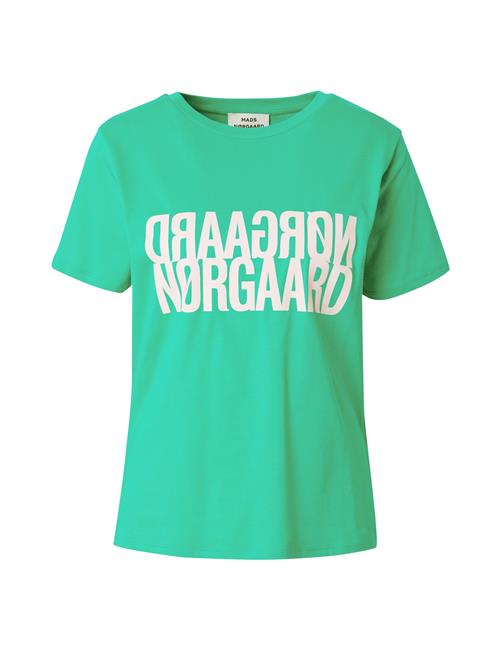 Se MADS NORGAARD COPENHAGEN Shirts  smaragd / hvid ved About You