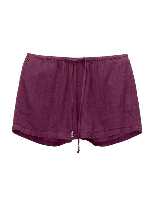 Pull&Bear Bukser  aubergine