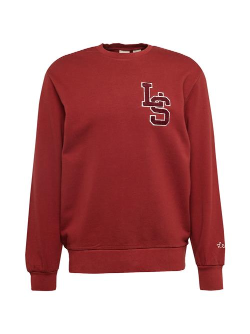 Se LEVI'S ® Sweatshirt  rød / burgunder / hvid ved About You