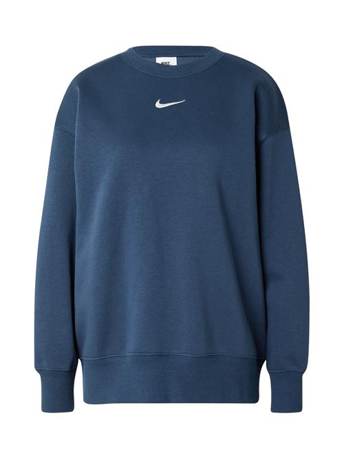 Nike Sportswear Sweatshirt 'PHOENIX FLEECE'  navy / hvid