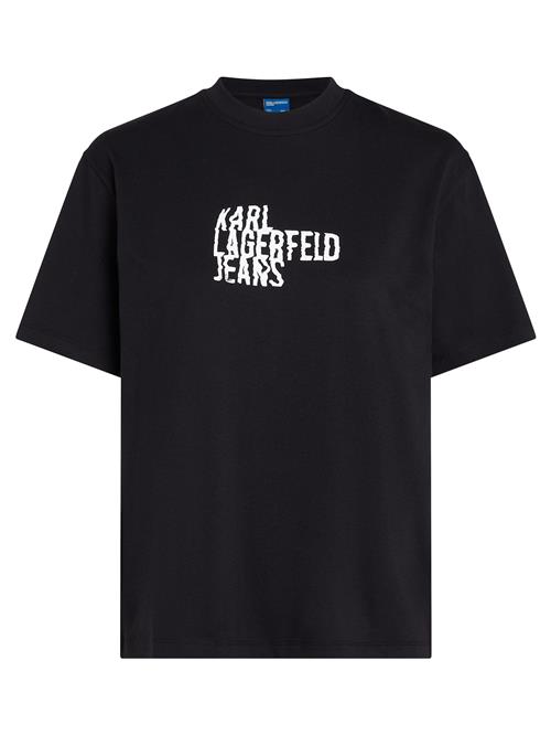 Se KARL LAGERFELD JEANS Shirts  sort / hvid ved About You