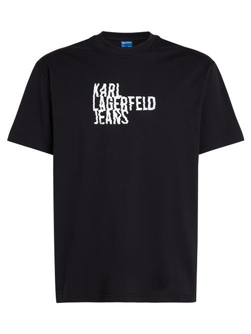 KARL LAGERFELD JEANS Bluser & t-shirts  sort / hvid