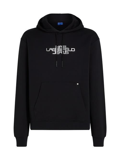 KARL LAGERFELD JEANS Sweatshirt ' Foil'  sort / hvid