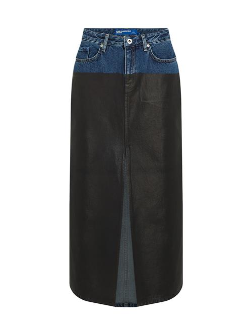 KARL LAGERFELD JEANS Nederdel  blå / sort