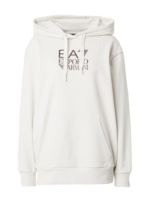 Se EA7 Emporio Armani Sweatshirt  mørkerød / offwhite ved About You