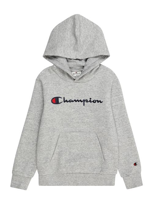 Se Champion Authentic Athletic Apparel Sweatshirt  navy / grå-meleret / rød ved About You