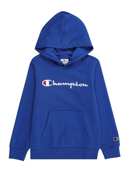 Se Champion Authentic Athletic Apparel Sweatshirt  blå / blodrød / hvid ved About You