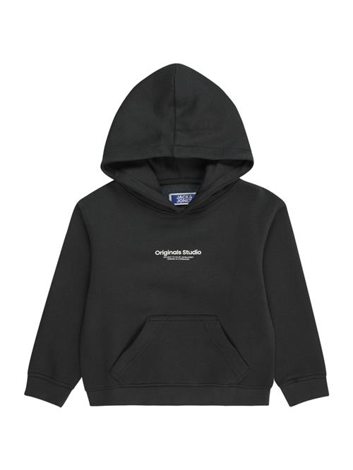 Jack & Jones Junior Sweatshirt 'JORVesterbro'  mørkegrøn / hvid