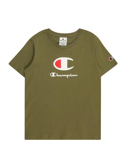 Champion Authentic Athletic Apparel Shirts  oliven / rød / hvid