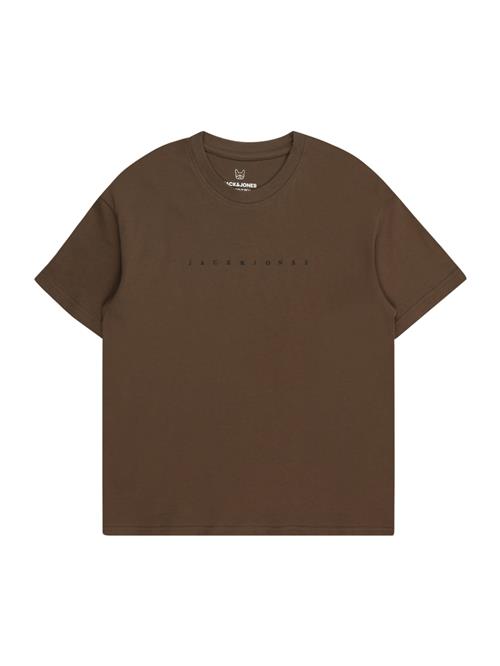 Jack & Jones Junior Shirts 'JJEStar'  mørkebrun / sort