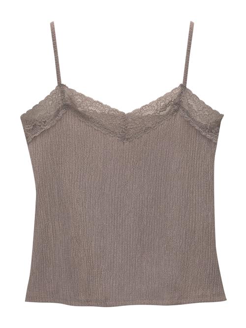 Pull&Bear Overdel  brun-meleret