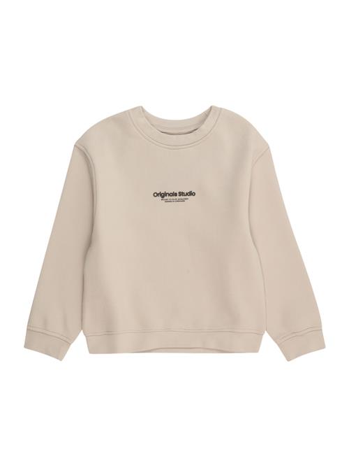 Jack & Jones Junior Sweatshirt 'JORVesterbro'  beige / sort