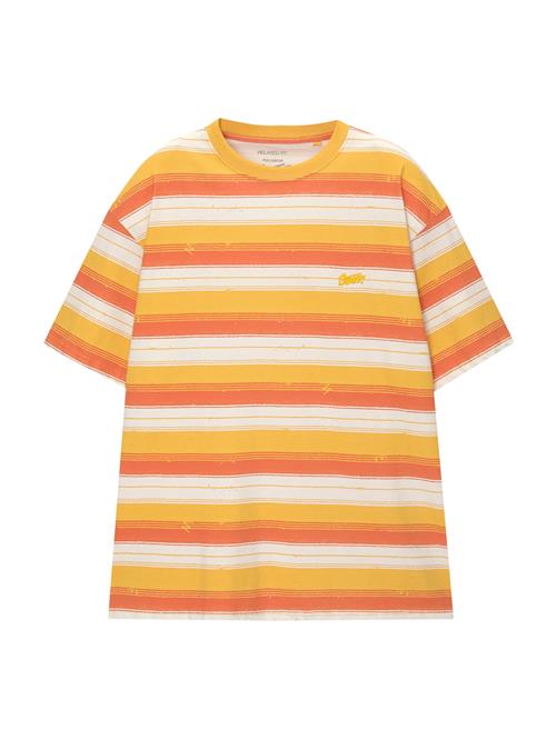 Pull&Bear Bluser & t-shirts  orange / hummer / hvid