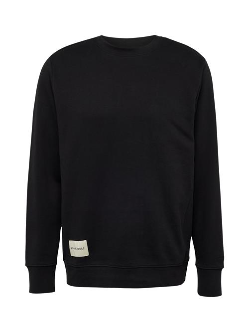 anerkjendt Sweatshirt  sort / hvid