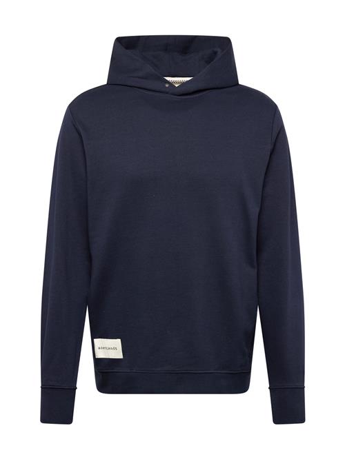 anerkjendt Sweatshirt  marin / sort / hvid